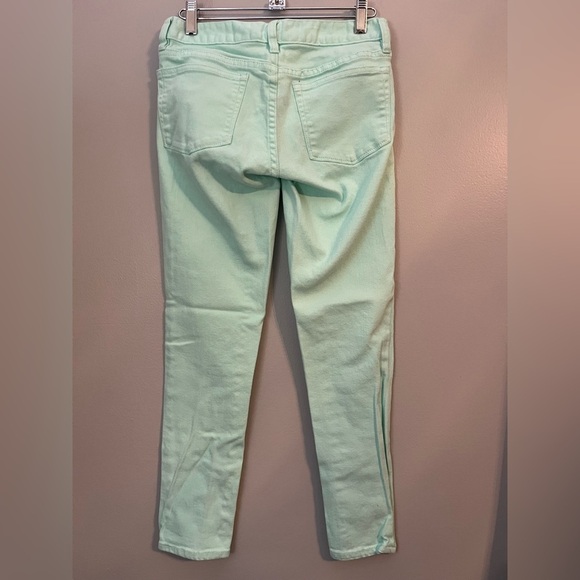 J. Crew Toothpick Mint Green Jean Size 24 - Picture 3 of 11